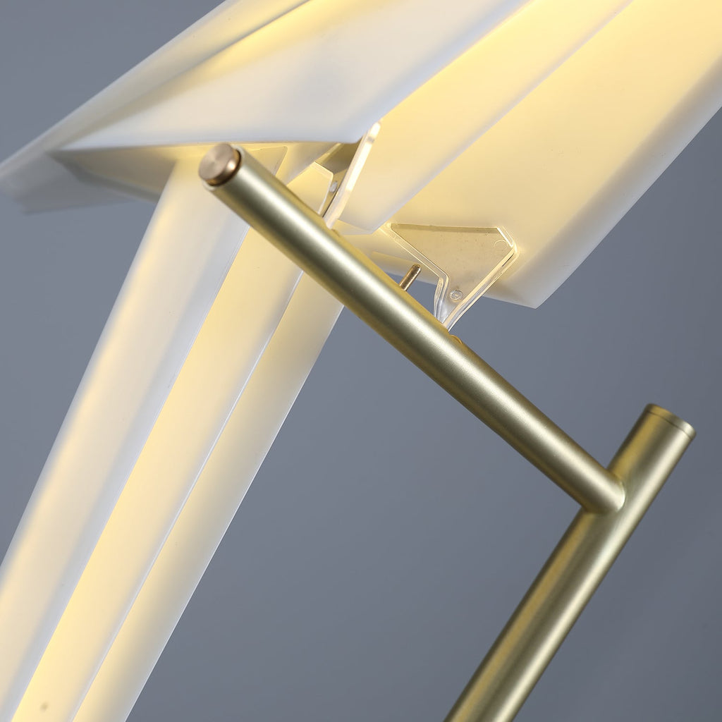 Lampada da Tavolo a Forma di Gru di Carta