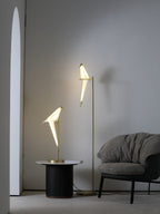 Lampada da Tavolo a Forma di Gru di Carta