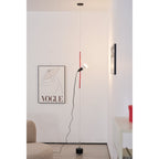 Lampada a Cavo Tensionato da Pavimento a Soffitto – Faro Regolabile