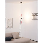 Lampada a Cavo Tensionato da Pavimento a Soffitto – Faro Regolabile