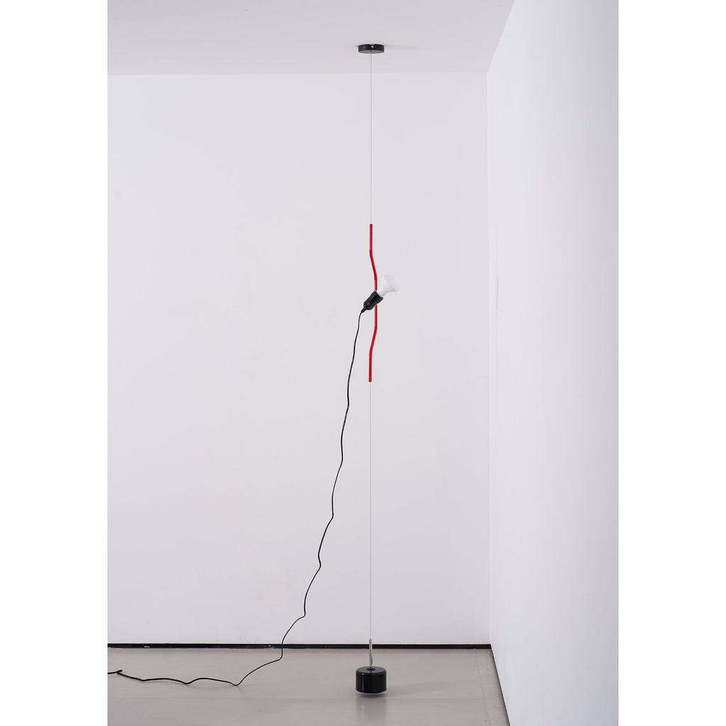 Lampada a Cavo Tensionato da Pavimento a Soffitto – Faro Regolabile