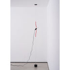 Lampada a Cavo Tensionato da Pavimento a Soffitto – Faro Regolabile