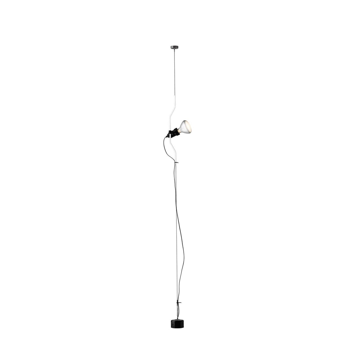 Lampada a Cavo Tensionato da Pavimento a Soffitto – Faro Regolabile