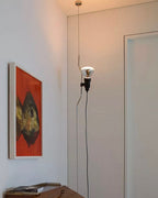Lampada a Cavo Tensionato da Pavimento a Soffitto – Faro Regolabile