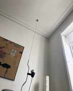 Lampada a Cavo Tensionato da Pavimento a Soffitto – Faro Regolabile