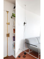 Lampada a Cavo Tensionato da Pavimento a Soffitto – Faro Regolabile