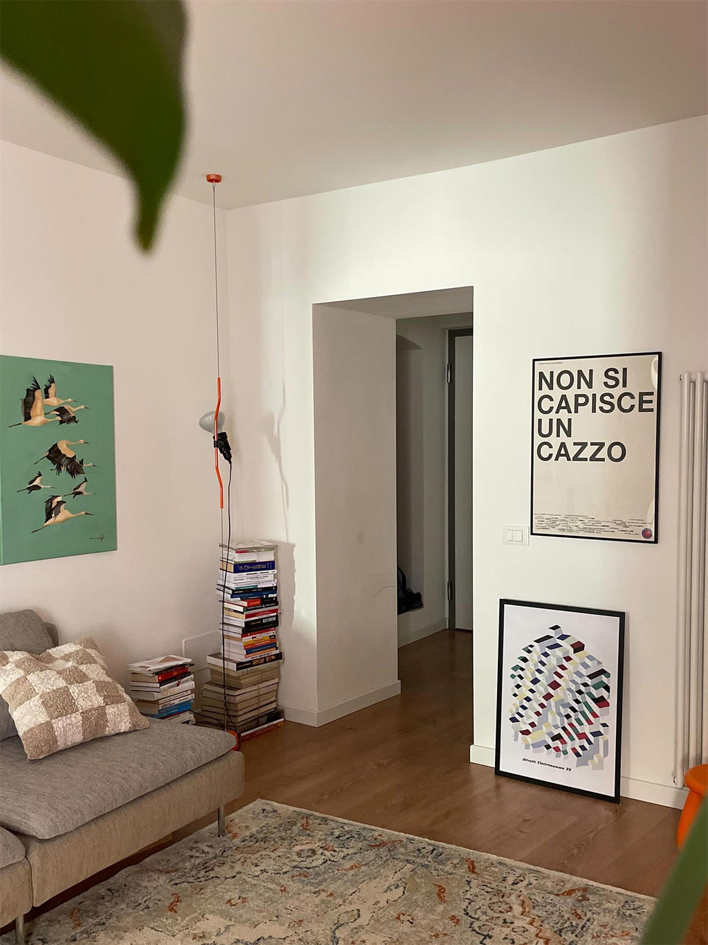 Lampada a Cavo Tensionato da Pavimento a Soffitto – Faro Regolabile