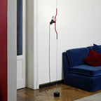 Lampada a Cavo Tensionato da Pavimento a Soffitto – Faro Regolabile