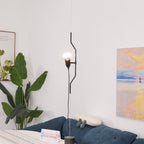 Lampada a Cavo Tensionato da Pavimento a Soffitto – Faro Regolabile