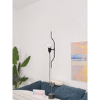 Lampada a Cavo Tensionato da Pavimento a Soffitto – Faro Regolabile