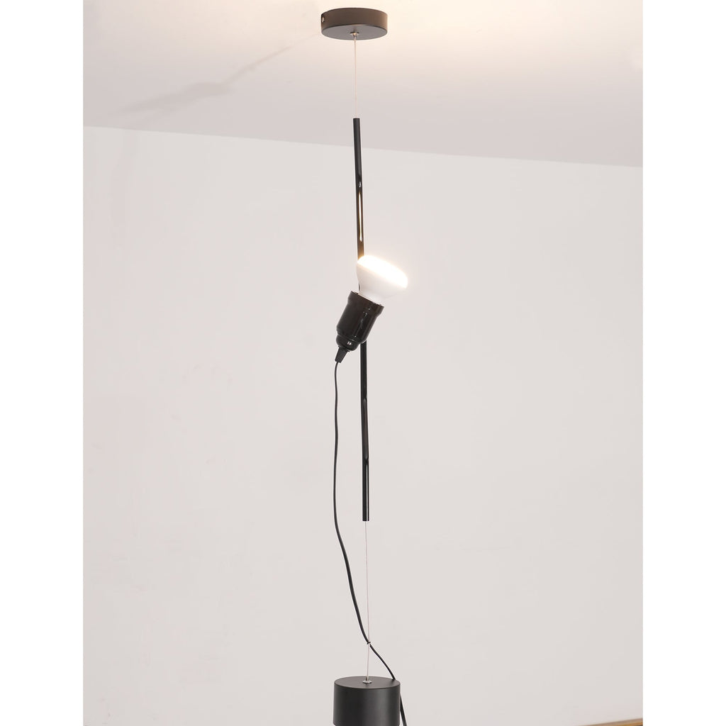 Lampada a Cavo Tensionato da Pavimento a Soffitto – Faro Regolabile