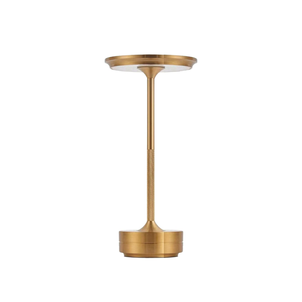 Lampada da Tavolo Pato – Ottone – Lampada da Tavolo LED Ricaricabile Senza Fili – Moderna – Illuminazione Elegante