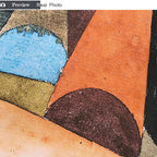 Paul Klee Quadro – Stampa su tela – Colorato – 60×90 cm – Arte Moderna Astratta per il soggiorno