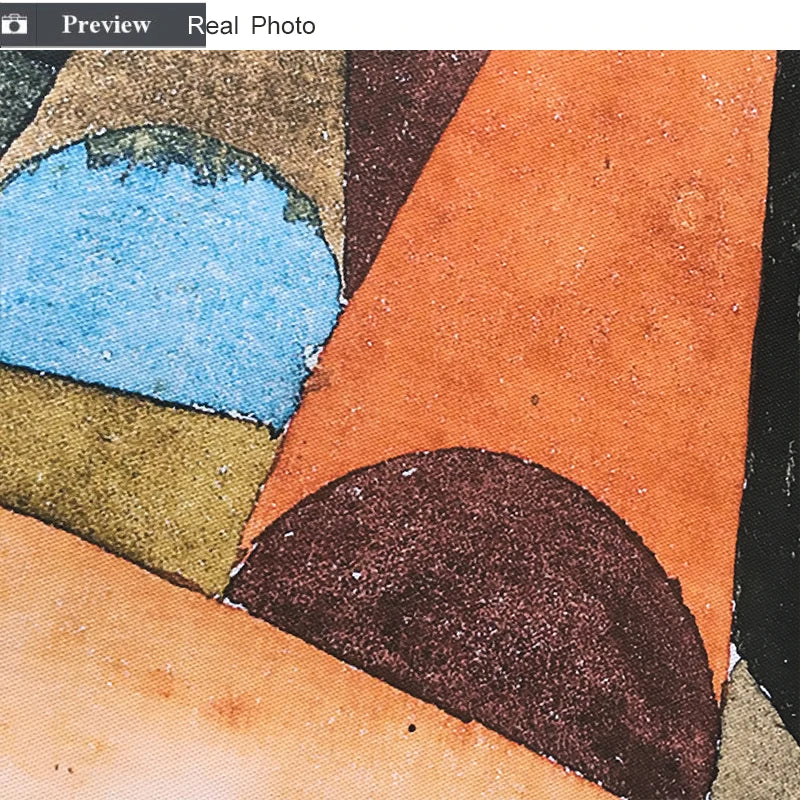 Paul Klee Quadro – Stampa su tela – Colorato – 60×90 cm – Arte Moderna Astratta per il soggiorno