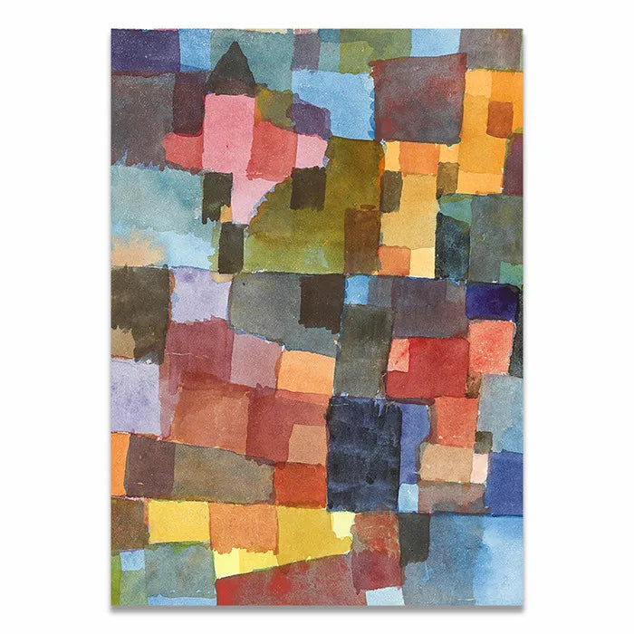 Paul Klee Quadro – Stampa su tela – Colorato – 60×90 cm – Arte Moderna Astratta per il soggiorno
