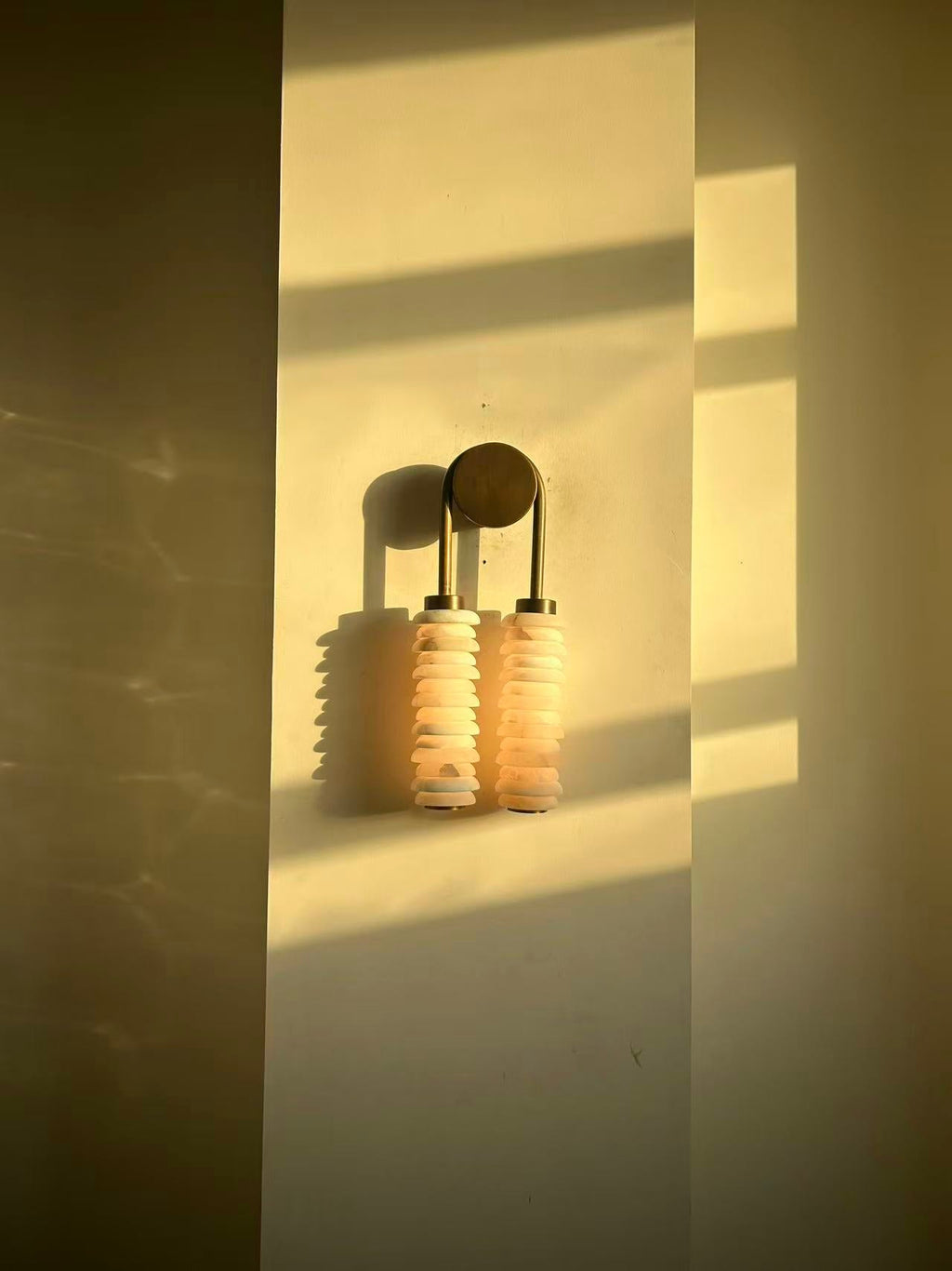 Lampada da Parete Payson in Alabastro