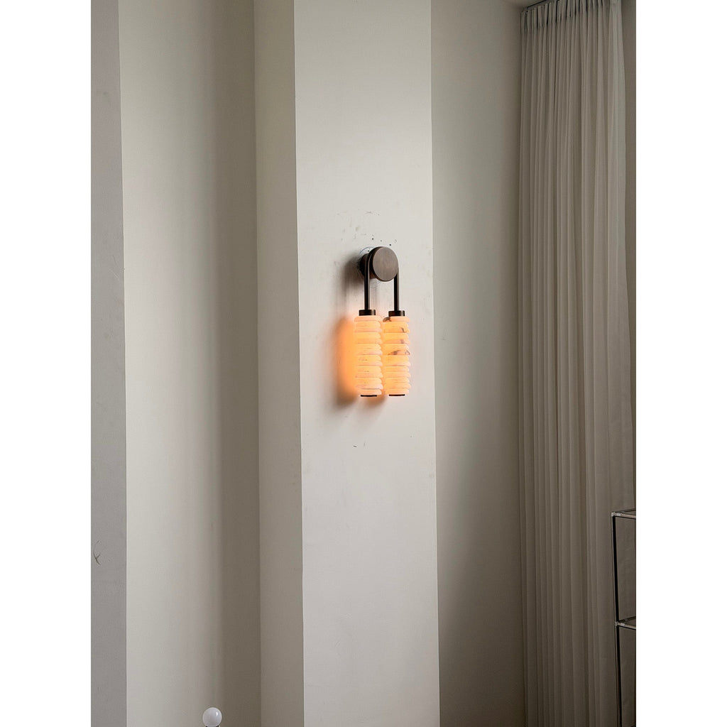 Lampada da Parete Payson in Alabastro