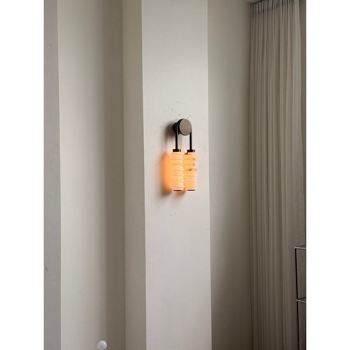 Lampada da Parete Payson in Alabastro