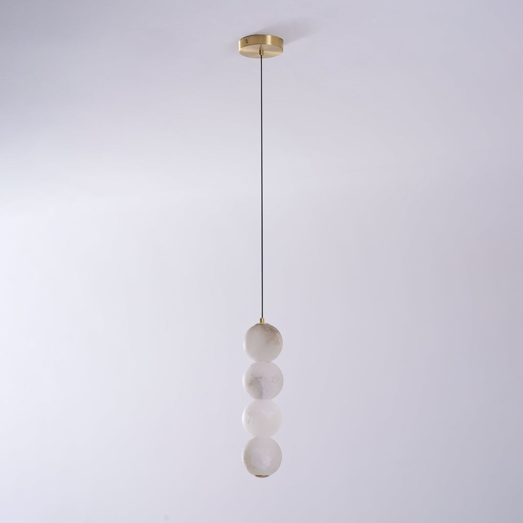 Lampada a Sospensione in Alabastro Perla