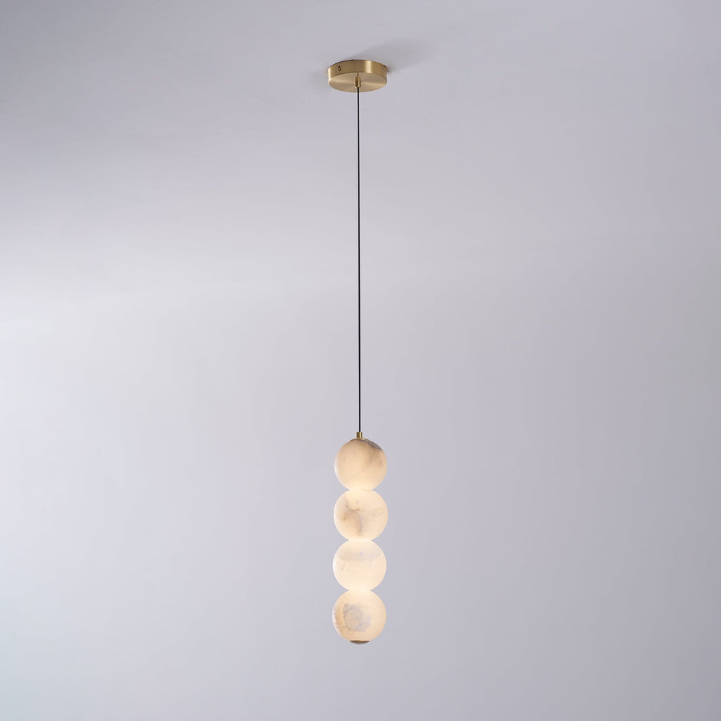 Lampada a Sospensione in Alabastro Perla