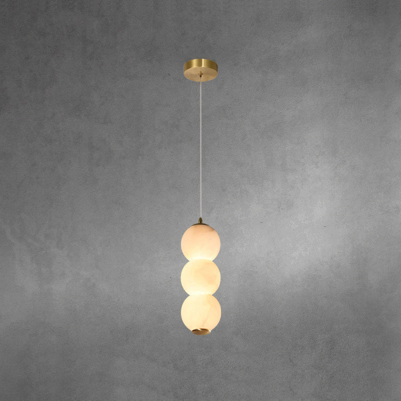Lampada a Sospensione in Alabastro Perla
