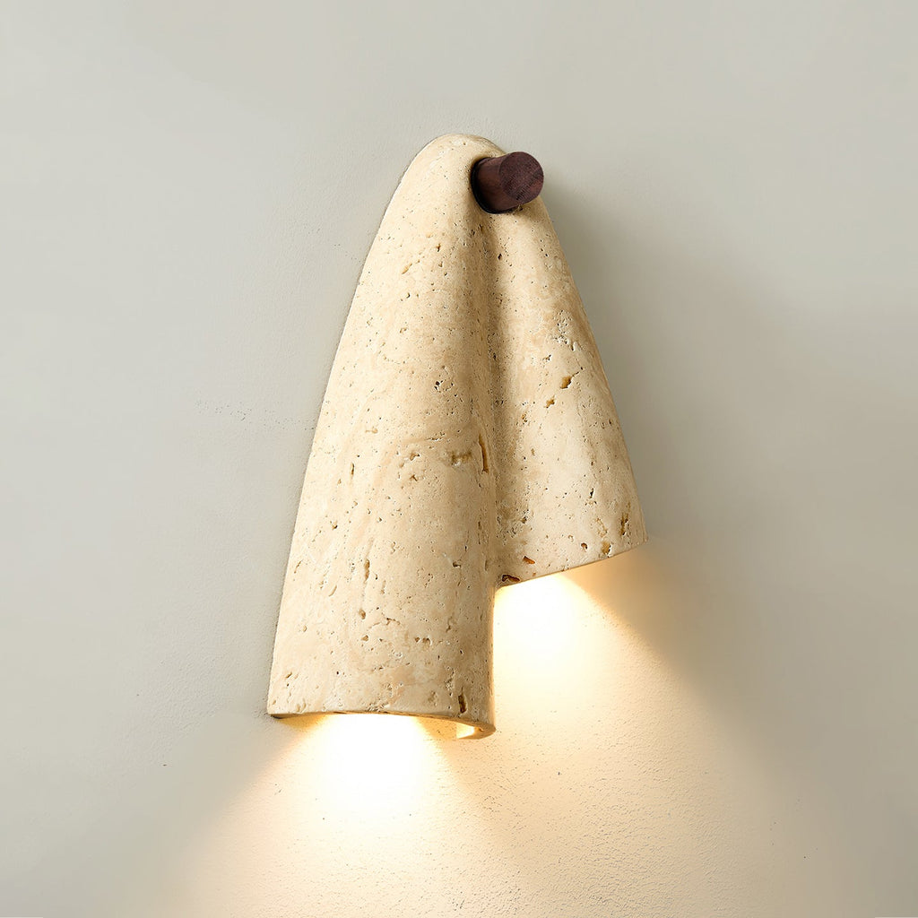 Lampada da Parete in Travertino Pearlmont