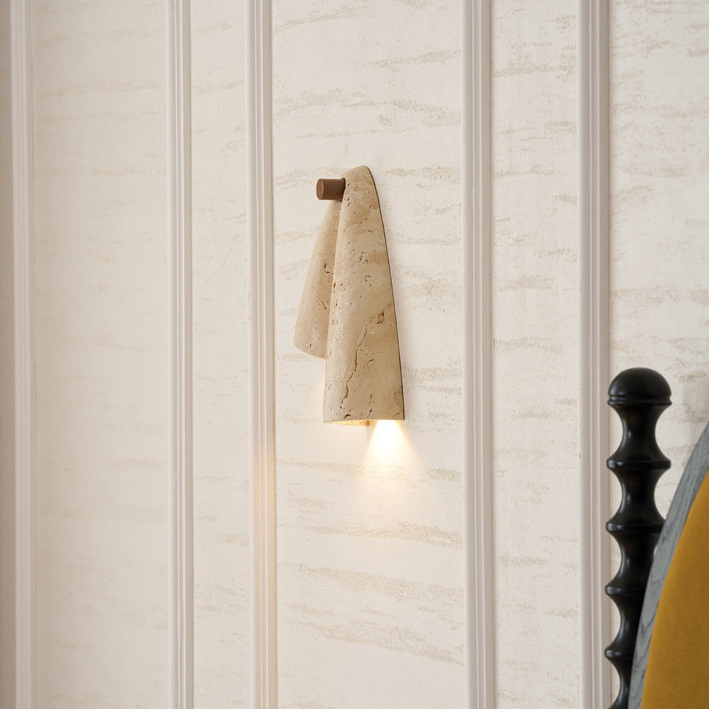 Lampada da Parete in Travertino Pearlmont