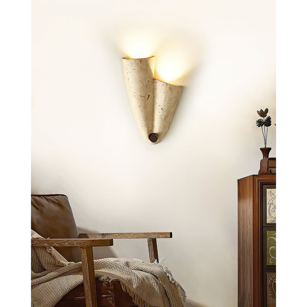 Lampada da Parete in Travertino Pearlmont