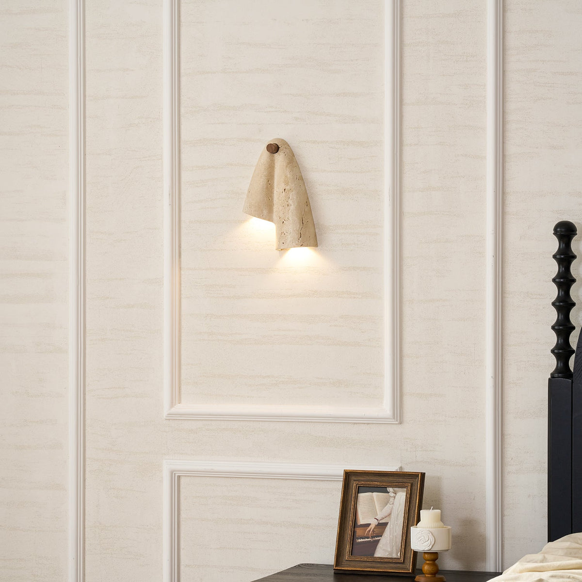 Lampada da Parete in Travertino Pearlmont