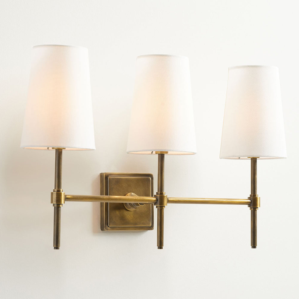 Lampada da Parete Vintage Industriale in Ottone