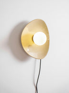 Lampada da Parete a Spina Pebble Disc