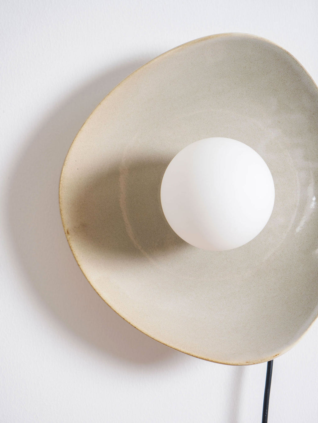 Lampada da Parete a Spina Pebble Disc