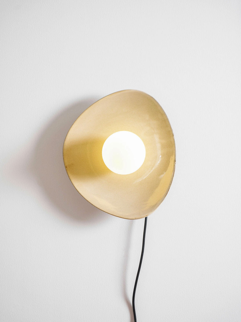 Lampada da Parete a Spina Pebble Disc