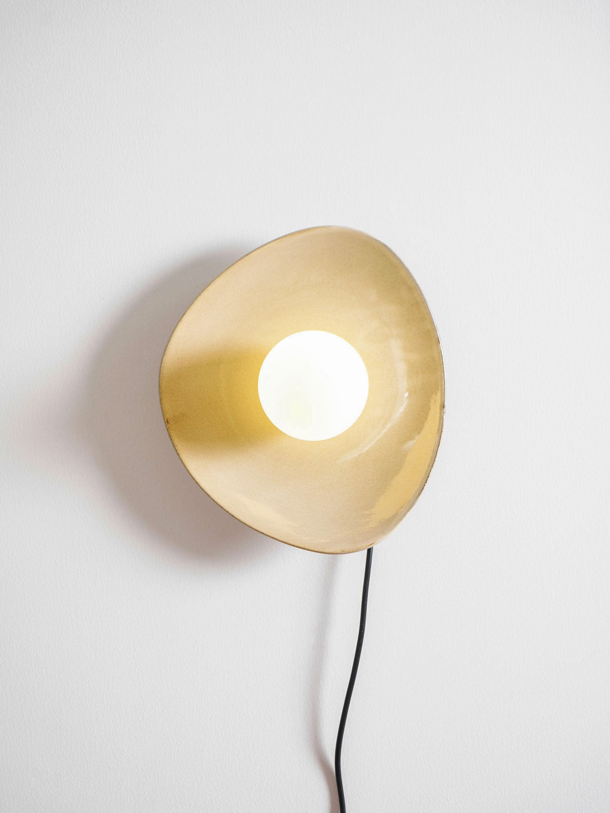 Lampada da Parete a Spina Pebble Disc