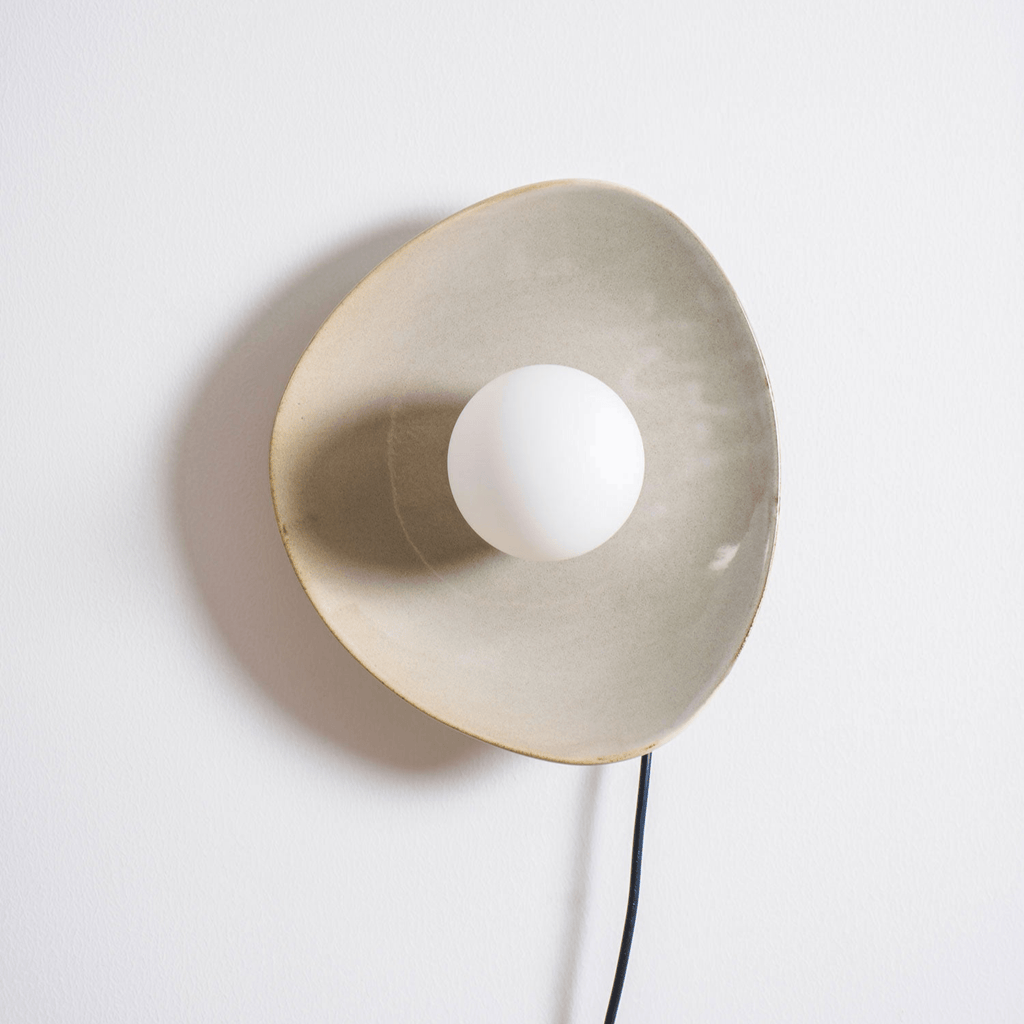 Lampada da Parete a Spina Pebble Disc