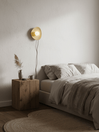 Lampada da Parete a Spina Pebble Disc
