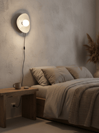 Lampada da Parete a Spina Pebble Disc