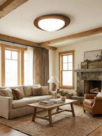 Lampada da soffitto in legno Pebble