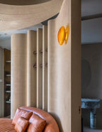 Lustra Applique Vetro Bolla Scultorea