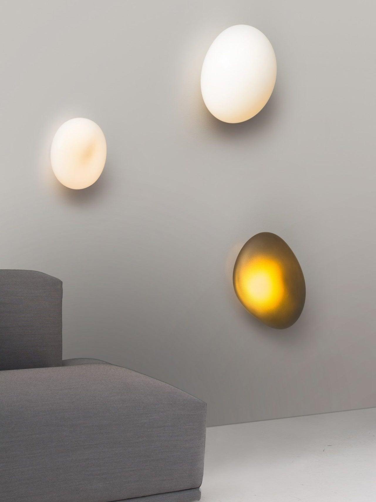 Lustra Applique Vetro Bolla Scultorea
