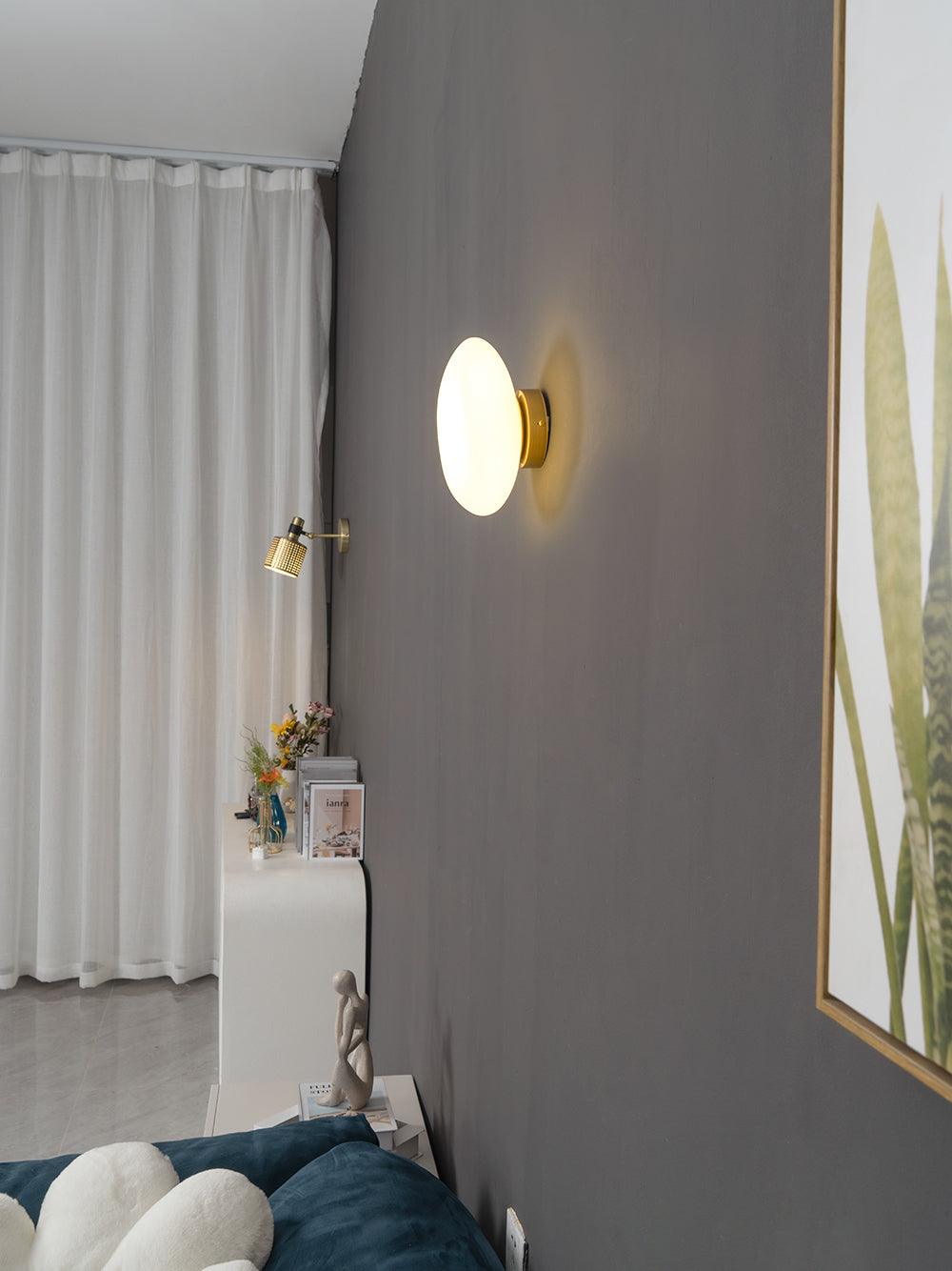 Lustra Applique Vetro Bolla Scultorea