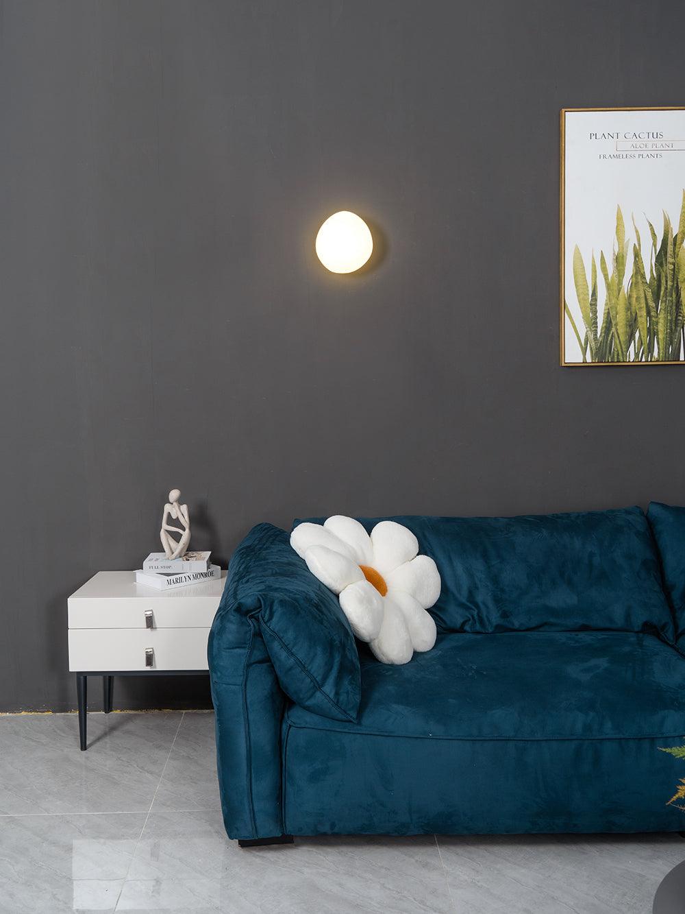 Lustra Applique Vetro Bolla Scultorea