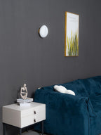 Lustra Applique Vetro Bolla Scultorea