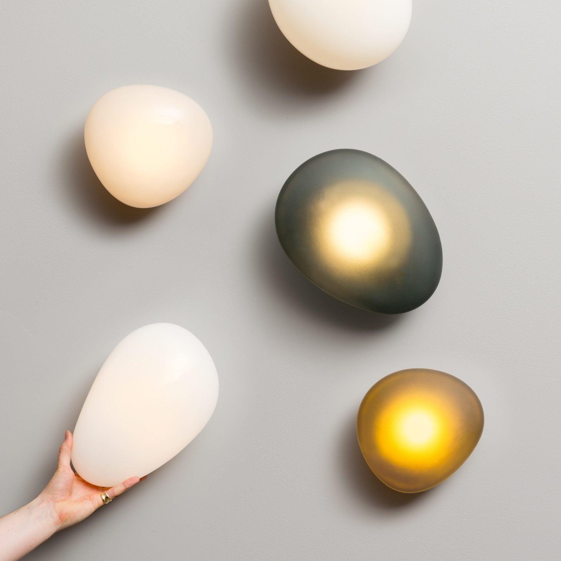 Lustra Applique Vetro Bolla Scultorea