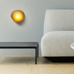 Lustra Applique Vetro Bolla Scultorea