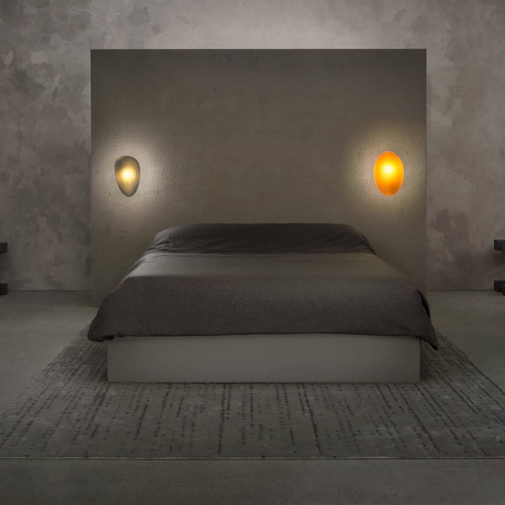 Lustra Applique Vetro Bolla Scultorea