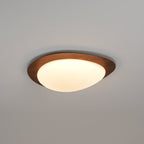 Quisti Pebble Walnut Ceiling Light