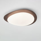 Quisti Pebble Walnut Ceiling Light