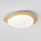Quisti Pebble Walnut Ceiling Light