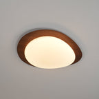 Quisti Pebble Walnut Ceiling Light